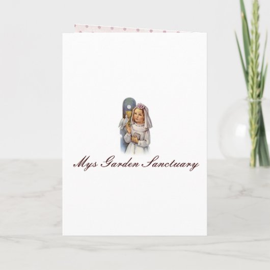 Invitation à la première communion (Dos)