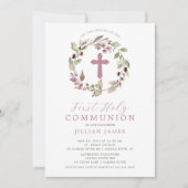 Invitation à la première communion (Devant)