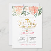 Invitation à la première communion (Devant)