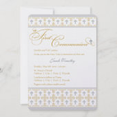 Invitation à la première communion de garçon (Devant)