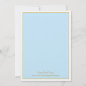 Invitation à la première communion de garçon - Ble (Dos)