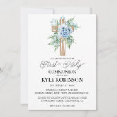 invitation à la première communion de la croix bot (Devant)