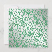 Invitation à la première communion de Metallic Eme (Dos)