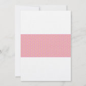 Invitation à la première communion féminine - rose (Dos)