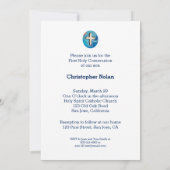 Invitation à la première communion, personnalisabl (Dos)