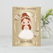 Invitation à la première communion sacrée (Debout devant)