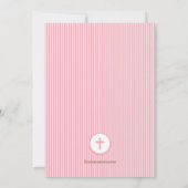 Invitation à la première communion sacrée Chalice  (Dos)