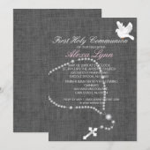 Invitation à la première communion sacrée du Rosai (Devant / Derrière)