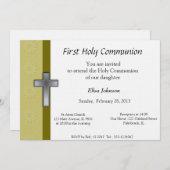 Invitation à la première communion sainte (Devant / Derrière)