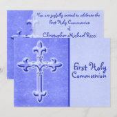 Invitation à la première communion sainte (Devant / Derrière)