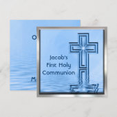 Invitation à la première communion sainte (Devant / Derrière)