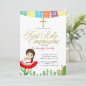 Invitation à la première communion sainte de Cactu (Debout devant)