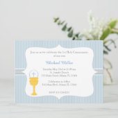 Invitation à la première communion sainte de Chali (Debout devant)