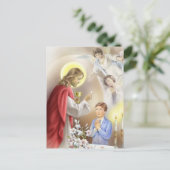 Invitation à la première communion sainte pour gar (Debout devant)