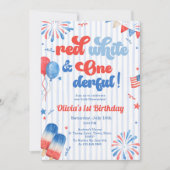  Invitation à la première fête d'anniversaire - 4  (Devant)