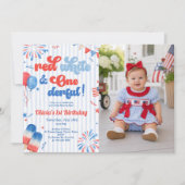 Invitation à la première fête d'anniversaire - 4 (Devant)