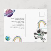 Invitation à la première fête d'anniversaire d'ast (Dos)