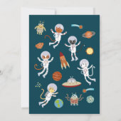 Invitation à la première fête d'anniversaire de ch (Dos)