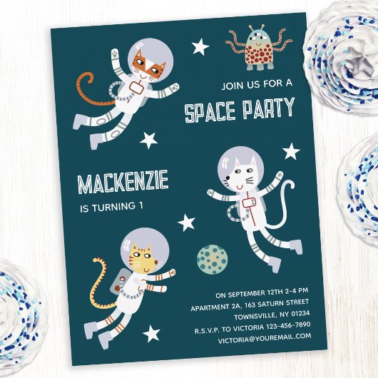 Invitation à la première fête d'anniversaire de Sp