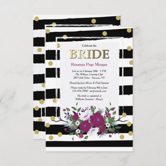 Invitation à la première impression (Devant / Derrière)