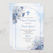 Invitation à la première réunion florale bleue (Devant / Derrière)