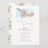 Invitation à la première sainte communion (Devant / Derrière)