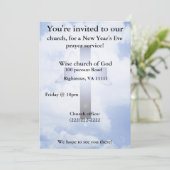 Invitation à la prière du Nouvel An (Debout devant)