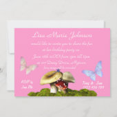 invitation à la princesse fairy (Dos)