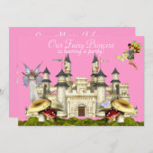 invitation à la princesse fairy (Devant / Derrière)