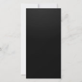 Invitation à la promotion de l'or noir et blanc (Dos)