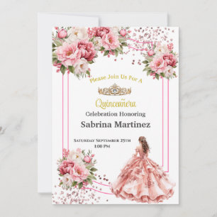 Invitation à la Quinceanera