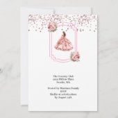Invitation à la Quinceanera (Dos)