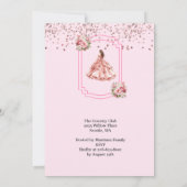 Invitation à la Quinceanera (Dos)