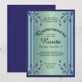 Invitation à la Quinceanera (Devant / Derrière)