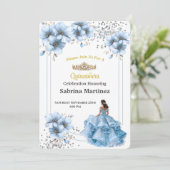 Invitation à la Quinceanera (Debout devant)