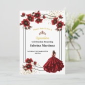 Invitation à la Quinceanera (Debout devant)