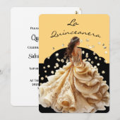 Invitation à la Quinceanera (Devant / Derrière)