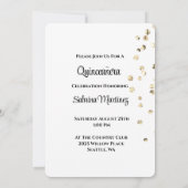 Invitation à la Quinceanera (Dos)
