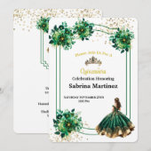 Invitation à la Quinceanera (Devant / Derrière)