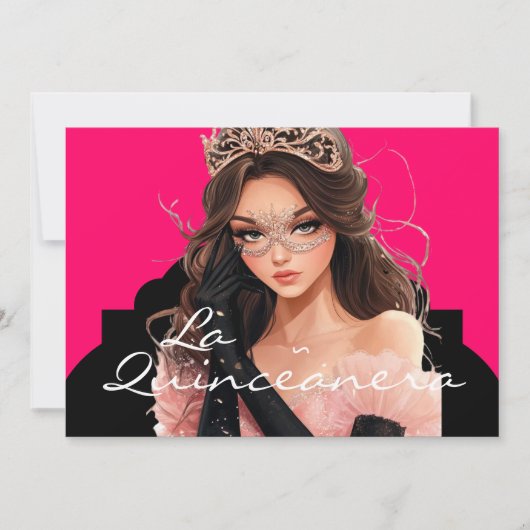 Invitation à la Quinceanera (Devant)