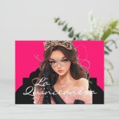 Invitation à la Quinceanera (Debout devant)