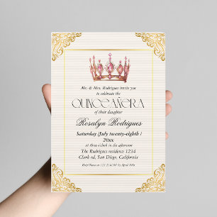Invitation à la Quinceanera 