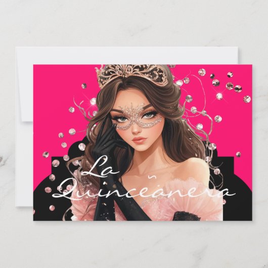Invitation à la Quinceanera (Devant)