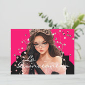 Invitation à la Quinceanera (Debout devant)