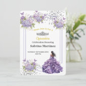 Invitation à la Quinceanera (Debout devant)