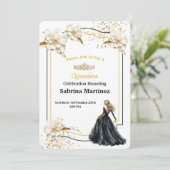 Invitation à la Quinceanera (Debout devant)