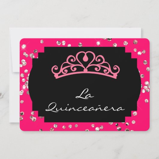 Invitation à la Quinceanera (Devant)