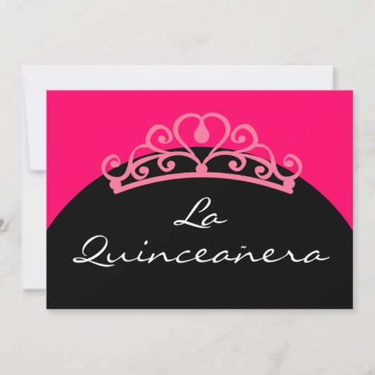 Invitation à la Quinceanera (Devant)