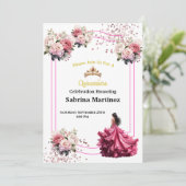 Invitation à la Quinceanera (Debout devant)