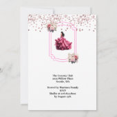 Invitation à la Quinceanera (Dos)